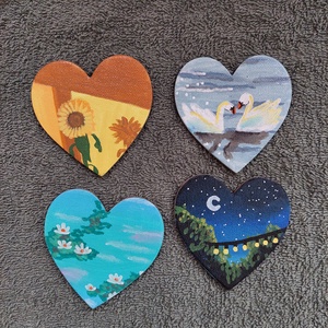 Magnet pictat manual - casă & stil de viață - accesorii pentru decorat casa - picturi murale - tablouri/picturi pe pânză - Artynos.ro