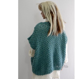 LOVECHILD - pulover foarte gros tricotat manual, vestă - îmbrăcăminte și modă - haine damă - hanorace, cardigane - Artynos.ro