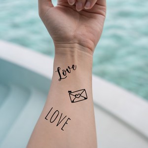 Pachet de tatuaje detașabile pentru nuntă (pagină A5 - 24 buc) -  - Artynos.ro