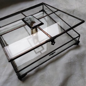 Cutie mare cu apă transparentă pentru cărți de vizită, fotografii sau suport - casă & stil de viață - materiale de depozitare și sortare - Artynos.ro