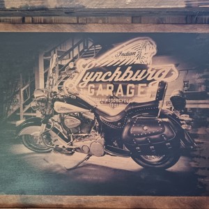 Harley Davidson imagine din lemn, Casa & Stil de viata, Accesorii pentru decorat casa, Picturi murale, Arta de perete din lemn, , ARTYNOS