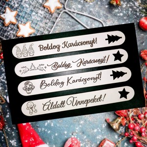 Felicitare din lemn, semn de carte sau marcaj cadou din lemn, chiar personalizat, , , ARTYNOS