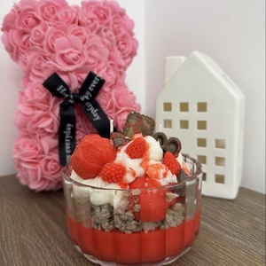 Lumânare parfumata Cheesecake  - casă & stil de viață - lumânări, parfumuri, arome - lumânări artizanale - Artynos.ro