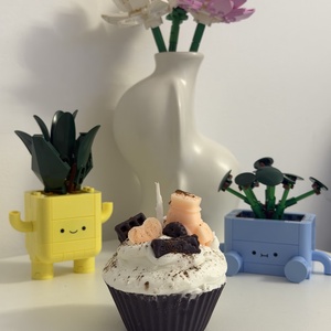 Lumânări parfumate Cupcake - casă & stil de viață - lumânări, parfumuri, arome - lumânări artizanale - Artynos.ro