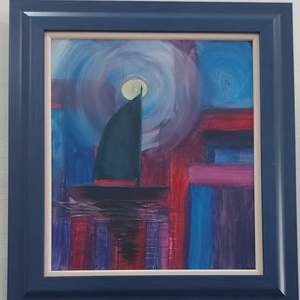 Navigând în Lumină, Arte vizuale și accesorii , Picturi, Pictură acrilică, Pictură, ARTYNOS