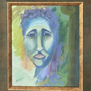 Aproape resemnat, Arte vizuale și accesorii , Picturi, Pictură acrilică, Pictură, ARTYNOS