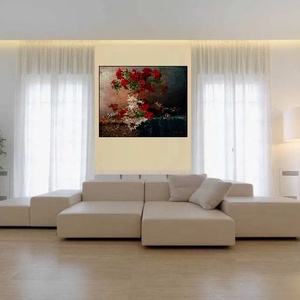Tablou Trandafiri pentru vioara - arte vizuale și accesorii  - picturi - pictură în ulei - Artynos.ro