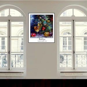 Tablou - Ornamente de craciun - accesorii de crăciun - cadou tematic de moș crăciun, decorațiuni - decor de interior moș crăciun - Artynos.ro