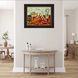 Mesaj Tacit - O pictură unicat de S. Andrei (Noktys) - arte vizuale și accesorii  - picturi - pictură în ulei - Artynos.ro