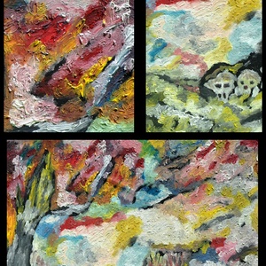 Semne de viață-O pictură unicat de S. Andrei (Noktys) - arte vizuale și accesorii  - picturi - pictură în ulei - Artynos.ro