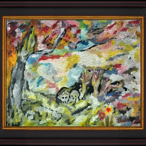 Semne de viață-O pictură unicat de S. Andrei (Noktys) - arte vizuale și accesorii  - picturi - pictură în ulei - Artynos.ro
