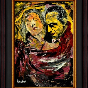 Seducția-O pictură unicat de S. Andrei (Noktys) - arte vizuale și accesorii  - picturi - pictură în ulei - Artynos.ro