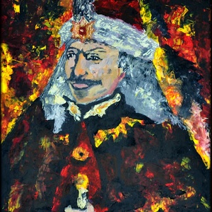 Prințul Valahiei-O pictură unicat de S. Andrei (Noktys) - arte vizuale și accesorii  - picturi - pictură în ulei - Artynos.ro