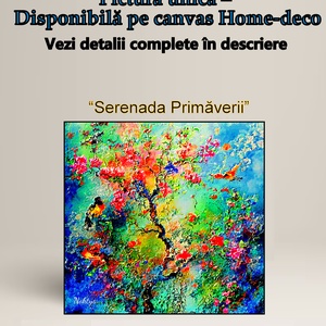 Serenada Primăverii - Tablou-în ediție deschisă, Arte vizuale și accesorii , Picturi, Pictură acrilică, Pictură, Altele, ARTYNOS