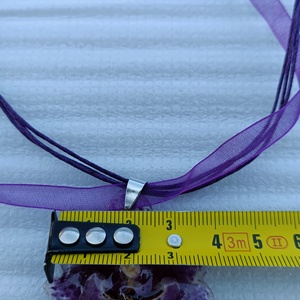 Pandantiv din mini orhidee Phalaenopsis  - bijuterii - coliere - coliere cu pandative - Artynos.ro