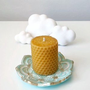 Farfurie decortivă Mandala turcoaz - bijuterii - suporturi și cutii de bijuterii - stand bijuterii - Artynos.ro