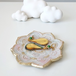 Farfurie decortivă Mandala pastel - bijuterii - suporturi și cutii de bijuterii - stand bijuterii - Artynos.ro