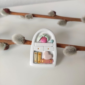 Brosa Biblioteca to go Inima Alba - Artynos.ro