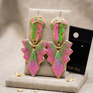 Cercei Statement Art Nouveau Fusion - Artynos.ro