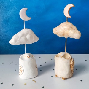 Figurină decorativă Bufniță Aurie  - casă & stil de viață - decorațiuni de casă - decorațiuni de masă și rafturi - decorațiuni de masă - Artynos.ro