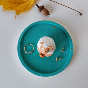 Suport bijuterii Oiță cu Dovleac 1 - bijuterii - suporturi și cutii de bijuterii - stand bijuterii - Artynos.ro