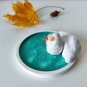 Suport bijuterii Oiță cu Dovleac 2 - bijuterii - suporturi și cutii de bijuterii - stand bijuterii - Artynos.ro