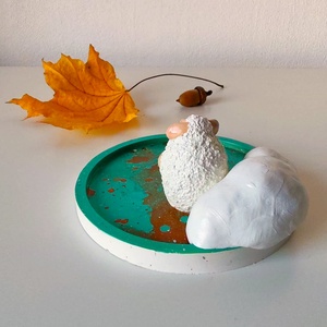 Suport bijuterii Oiță cu Dovleac 3 - bijuterii - suporturi și cutii de bijuterii - stand bijuterii - Artynos.ro