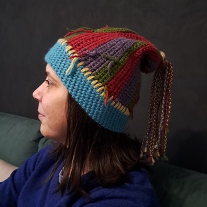 Fes zurliu lana si alpaca, Îmbrăcăminte și modă, Eșarfe, pălării, fularuri, Căciulă, Croșetat, ARTYNOS