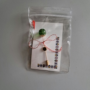 Martisor Candy pin verde - bijuterii - mărțișor - Artynos.ro