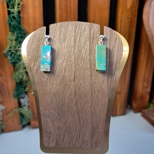 Set Ag 925 si turcuaz natural - bijuterii - mărțișor - Artynos.ro