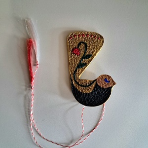 Martisor din piele - bijuterii - mărțișor - Artynos.ro