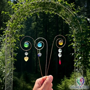 Decor de gradina "melc cu pandantiv", , , Daca va plac ornamentele de gradina dragute si colorate, acest ornament intepator este accentul per..., ARTYNOS