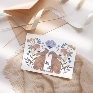 Carte poștală de Paște, felicitare iepuraș, card cadou -  - Artynos.ro