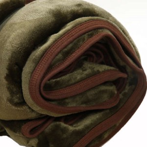 Verde militar Pătură dublu strat cu suport 145x200 - casă & stil de viață - textile de casă - pături - Artynos.ro