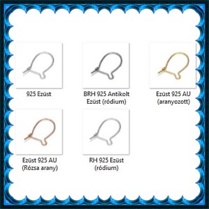  Accesorii pentru bijuterii din argint 925: bază pentru cercei cu închidere de siguranță EFK K 17e -  - Artynos.ro