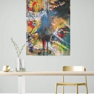 Evenimentul II - pictură abstractă încadrată de artist. Lucrări de Zsolt Böszörményi Kovács -  - Artynos.ro
