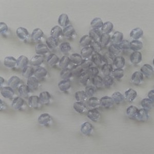 Margele cehe din sticla fatetata - 4mm - 100 buc / pachet - violet deschis, , , ARTYNOS