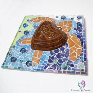 3D Turtle mozaic mural de perete -  - Artynos.ro