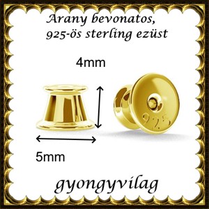 Accesorii pentru bijuterii din argint 925: bază pentru cercei cu dop EFK B 51g capăt -  - Artynos.ro