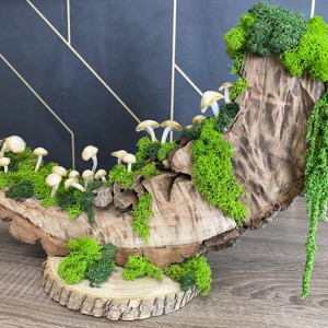 Decor inspirat de natura pădurii de zâne, lumină de dispoziție cu ciuperci strălucitoare - lampă cu ciuperci -  - Artynos.ro