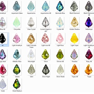 Bijuterii: Swarovski baroque 16mm în mai multe culori -  - Artynos.ro