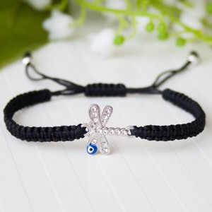 Bratara macramé impletita - Dragonfly negru, , , ARTYNOS