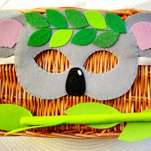 Koala cu frunze costum de carnaval pentru fete, , , ARTYNOS