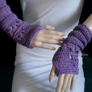 BOSZI-GLOVE / BABYBAG-SILK - mănușă exclusivă tricotată manual, încălzitor de mână / haha - îmbrăcăminte și modă - eșarfe, pălării, fularuri - mănușă - Artynos.ro