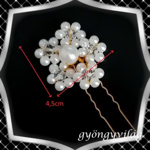 Bijuterii, ornamente de păr, catarame de păr: nuntă, mireasă, ornamente de păr casual ES-H-TŰ35a -  - Artynos.ro