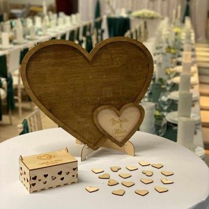 Carte de oaspeti in forma de inima, , , ARTYNOS