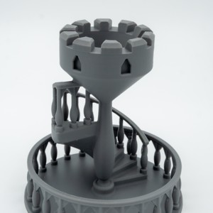 Turn pentru zaruri cu scara in spirala rustica, , , ARTYNOS