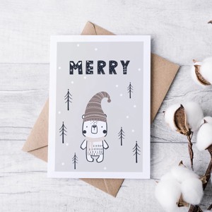 Hygge Crăciun carte poștală, felicitare, cadou set de 3 -  - Artynos.ro