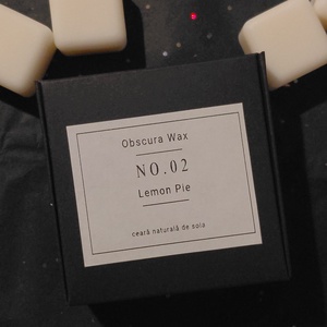 Wax melts Lemon Pie / Set 8 cuburi - casă & stil de viață - lumânări, parfumuri, arome - ceară parfumată - Artynos.ro