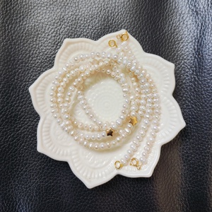 Colier ' Little star gold ' din argint placat cu aur de 24k  - bijuterii - coliere - coliere din mărgele - Artynos.ro